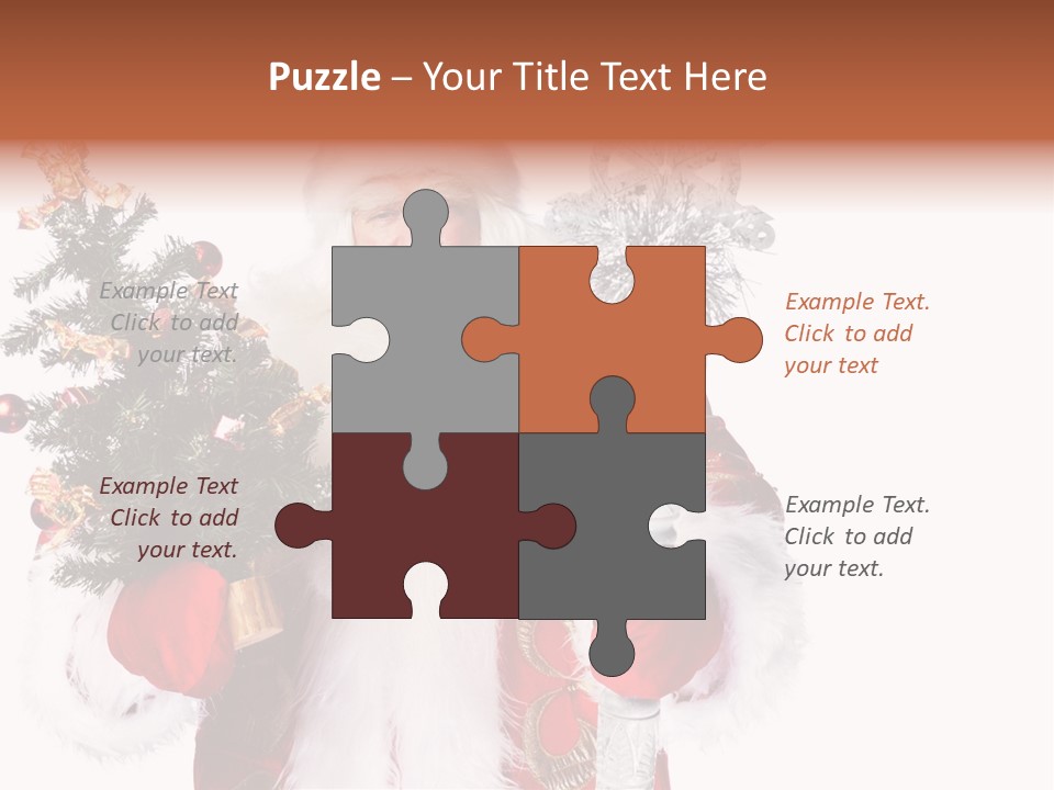 Stick Greeting Beard PowerPoint Template