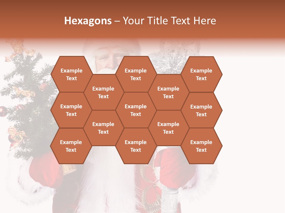 Stick Greeting Beard PowerPoint Template