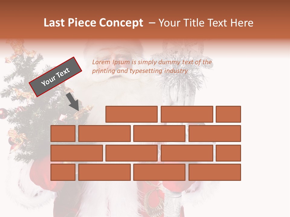 Stick Greeting Beard PowerPoint Template