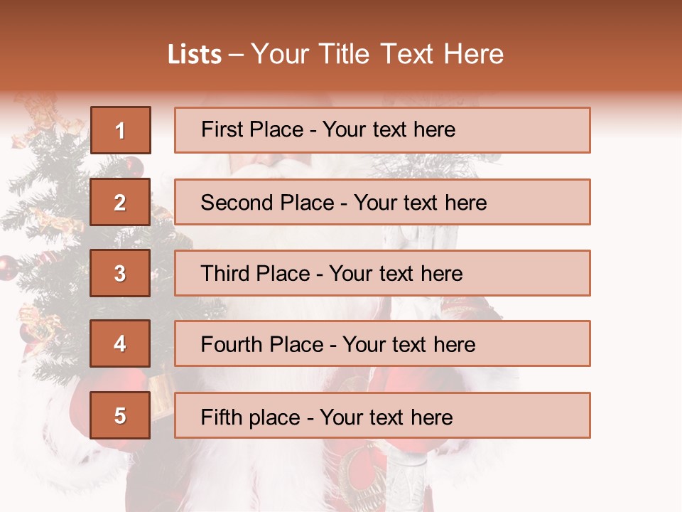 Stick Greeting Beard PowerPoint Template