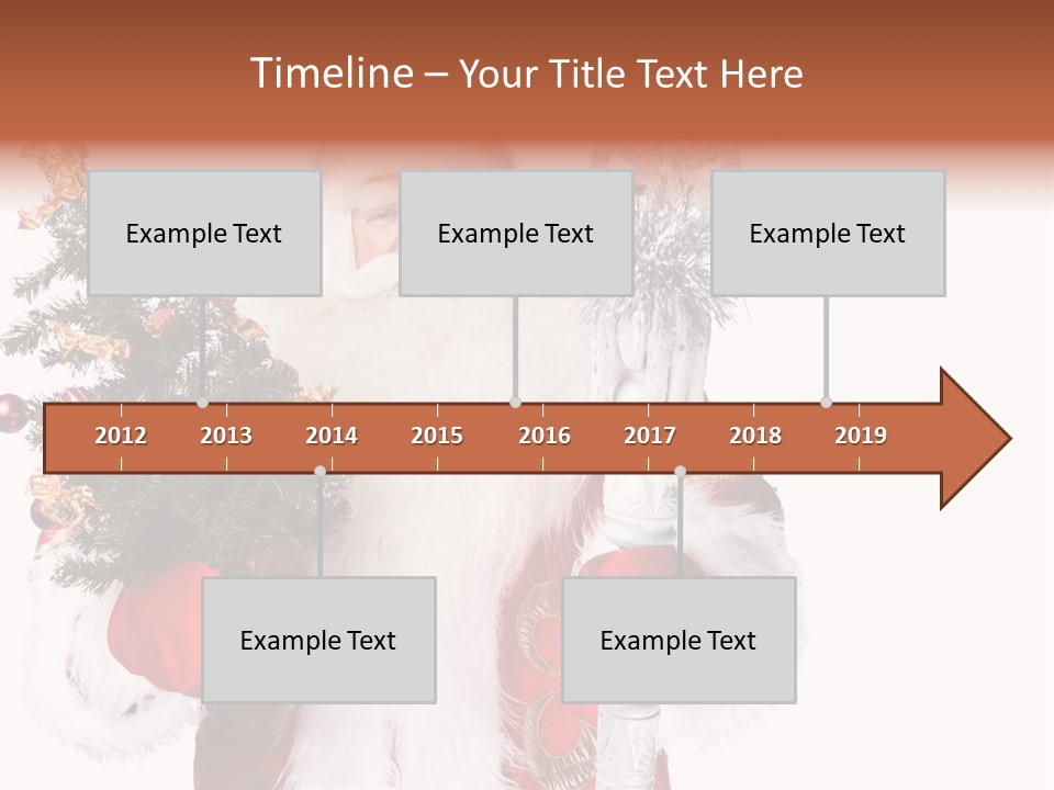 Stick Greeting Beard PowerPoint Template