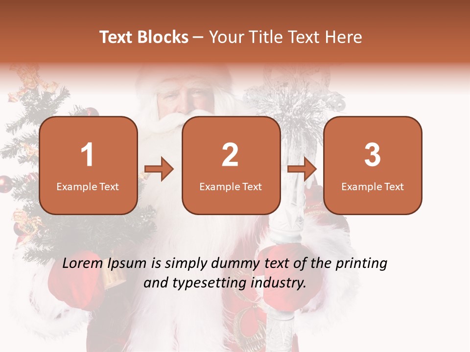 Stick Greeting Beard PowerPoint Template