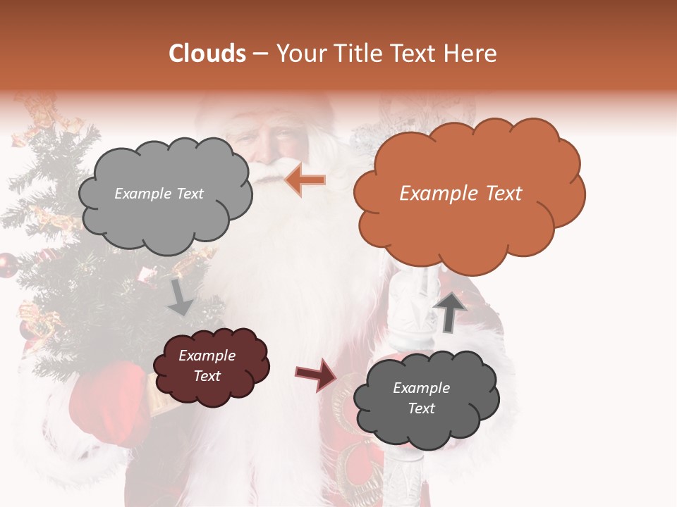 Stick Greeting Beard PowerPoint Template