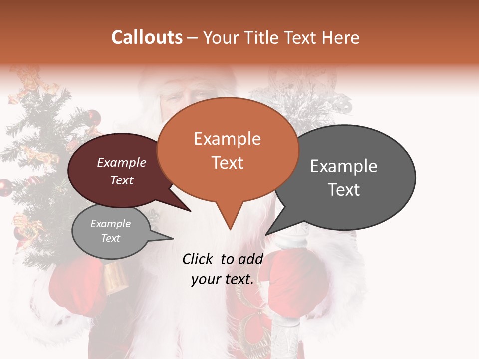 Stick Greeting Beard PowerPoint Template
