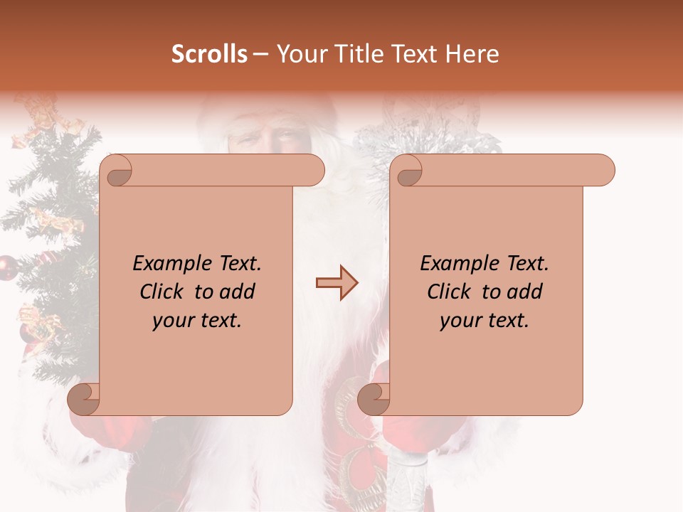 Stick Greeting Beard PowerPoint Template