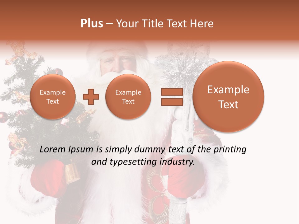 Stick Greeting Beard PowerPoint Template