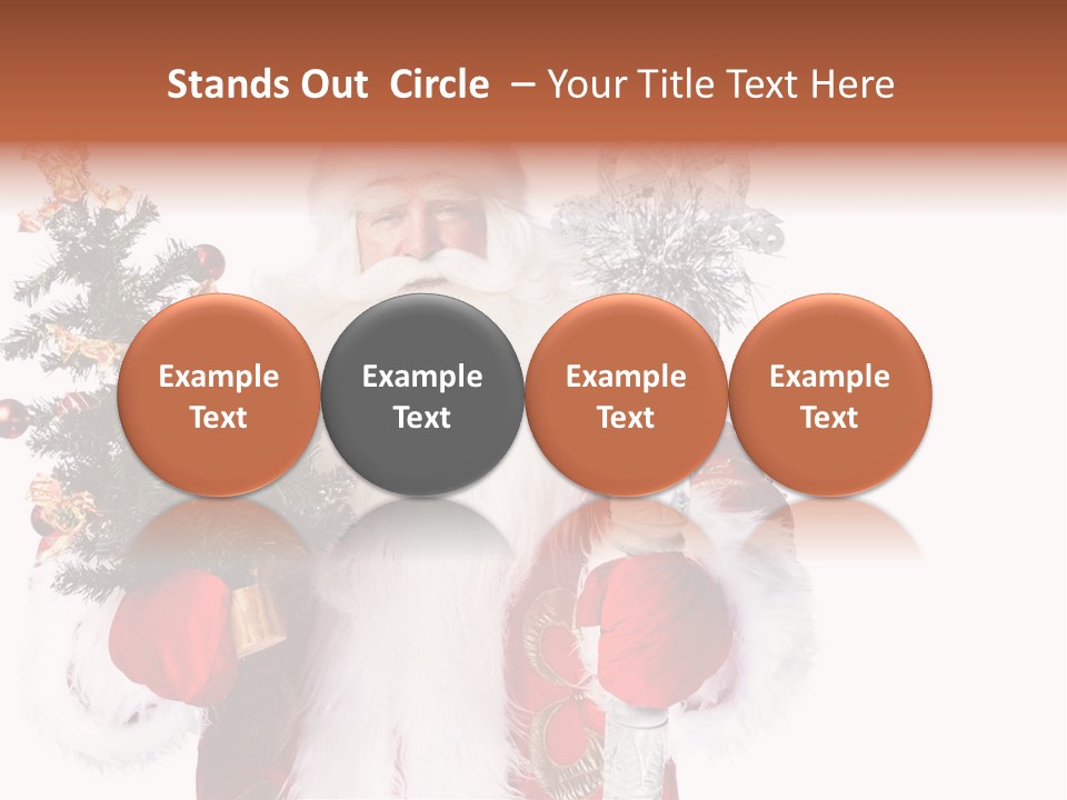 Stick Greeting Beard PowerPoint Template