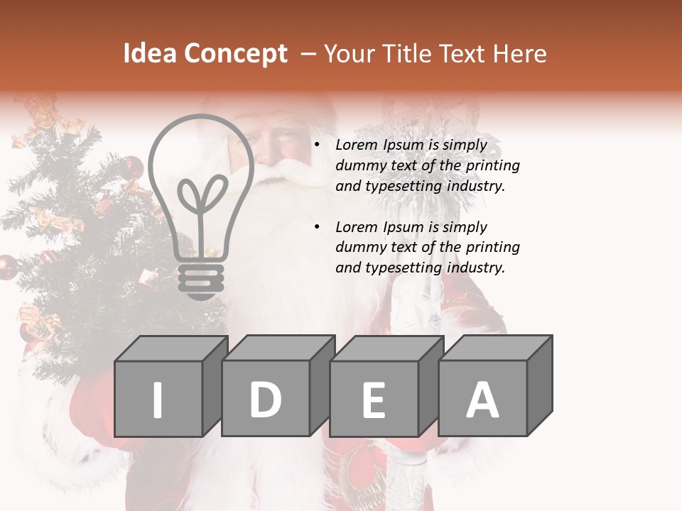 Stick Greeting Beard PowerPoint Template