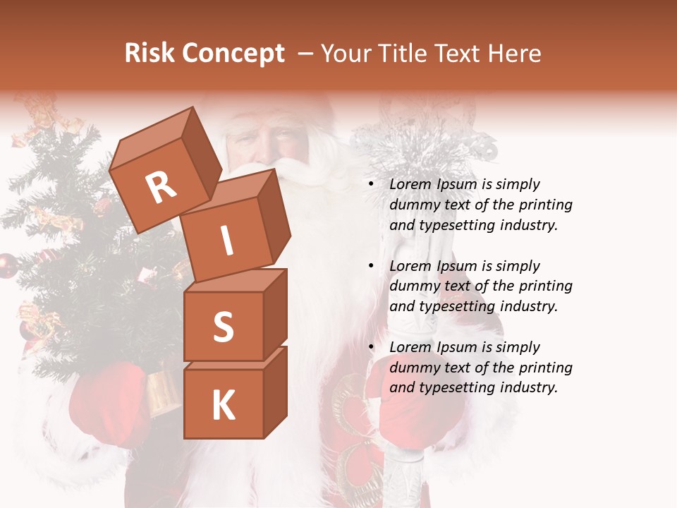 Stick Greeting Beard PowerPoint Template