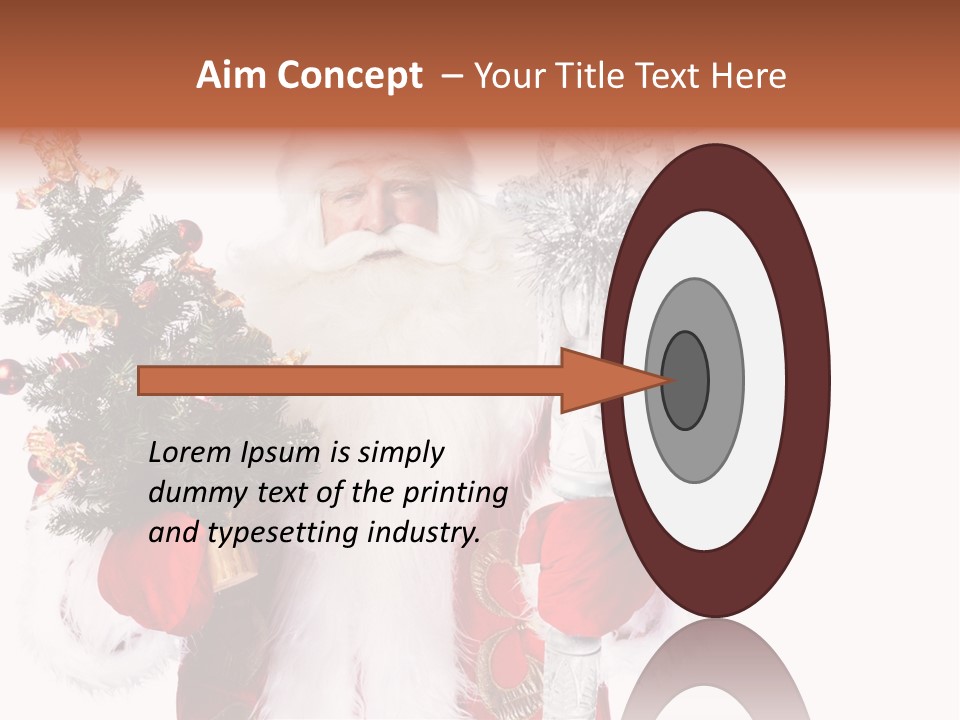 Stick Greeting Beard PowerPoint Template