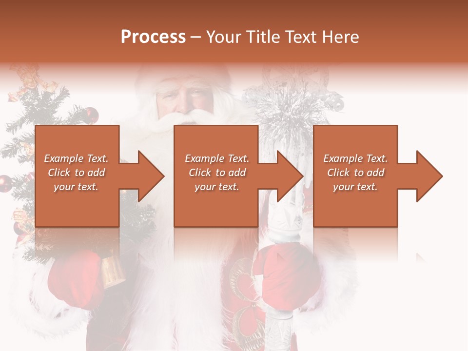 Stick Greeting Beard PowerPoint Template