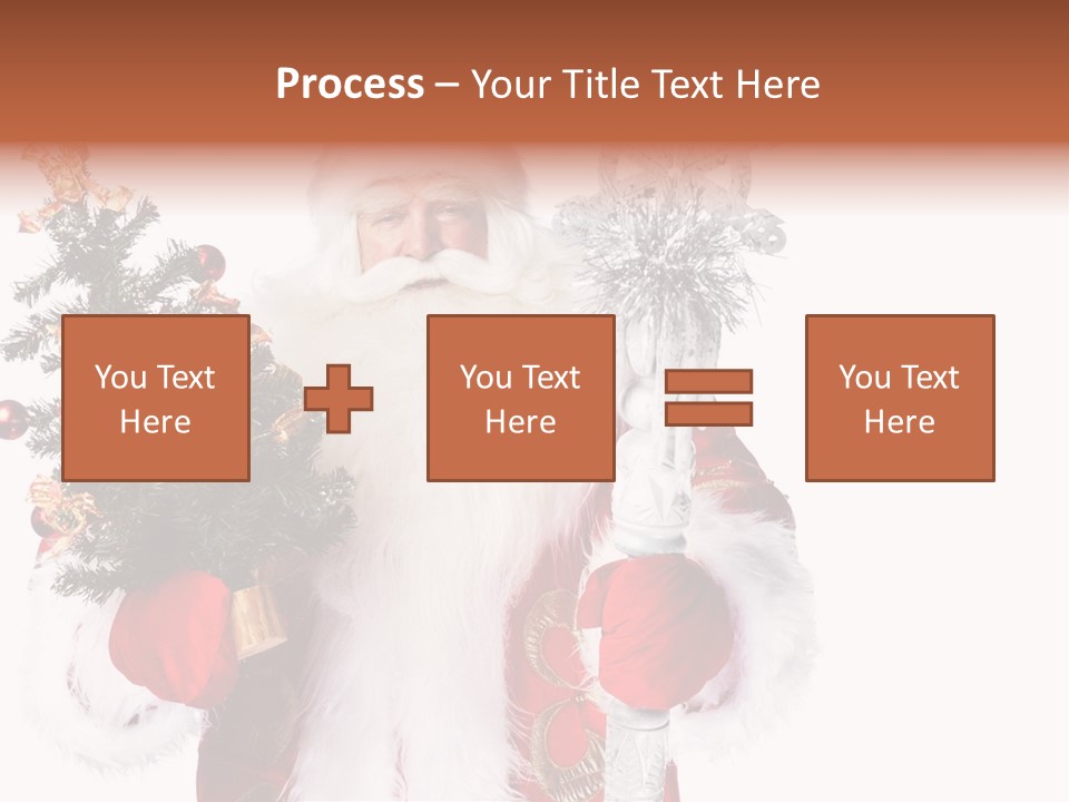 Stick Greeting Beard PowerPoint Template