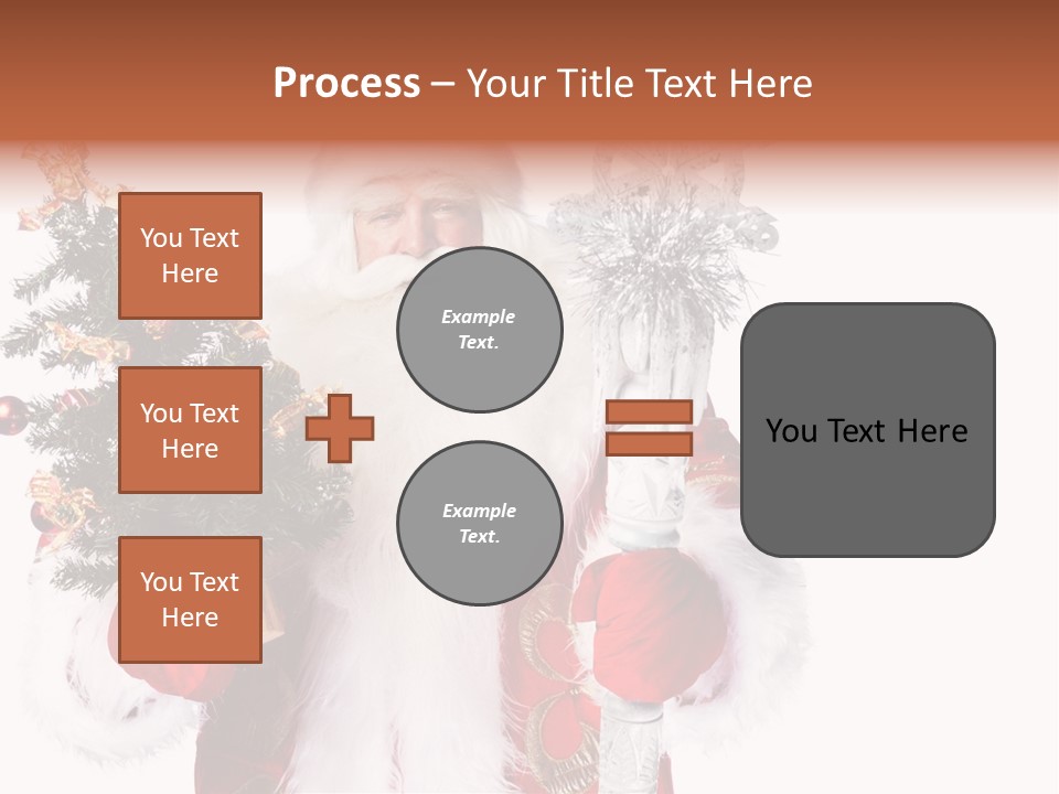Stick Greeting Beard PowerPoint Template