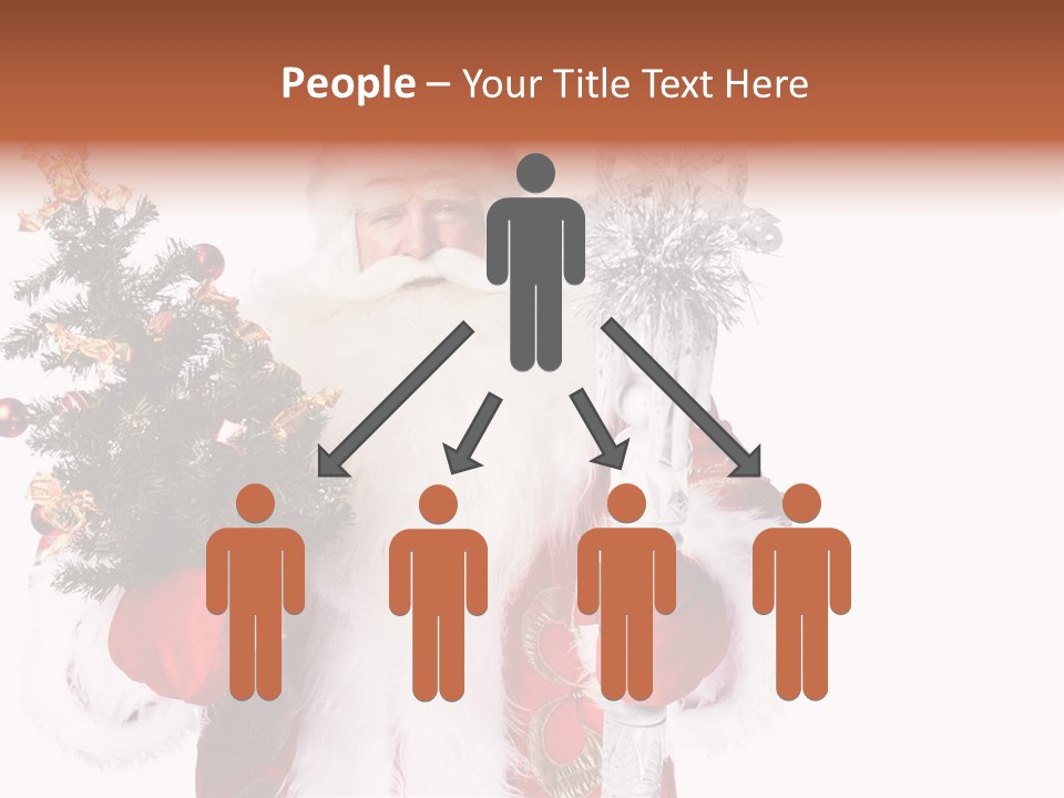 Stick Greeting Beard PowerPoint Template