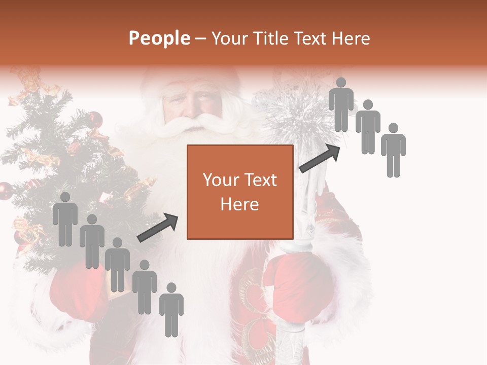 Stick Greeting Beard PowerPoint Template