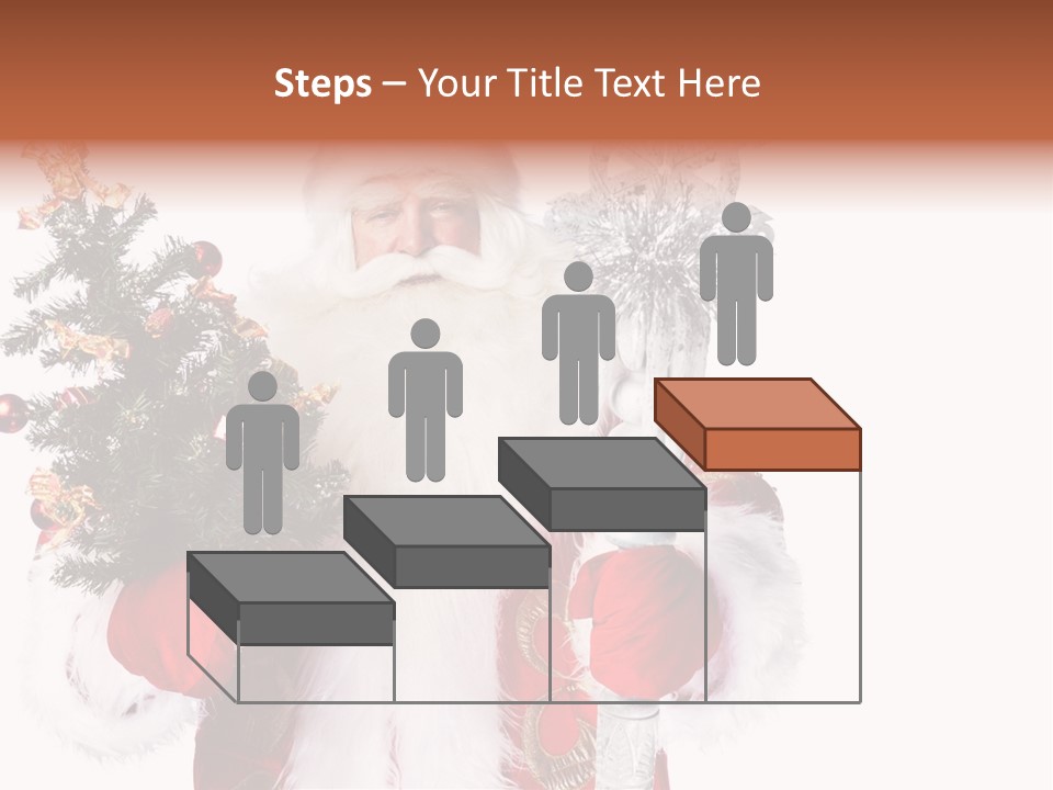 Stick Greeting Beard PowerPoint Template