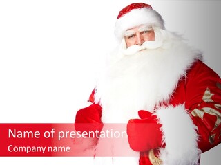 Wrinkled Claus Special PowerPoint Template