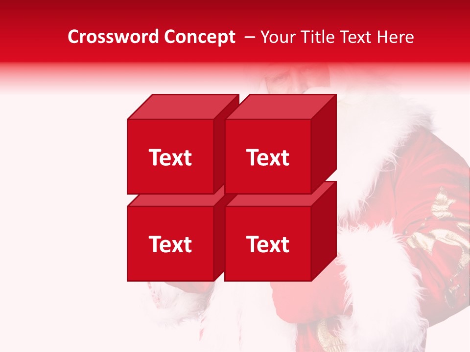 Wrinkled Claus Special PowerPoint Template