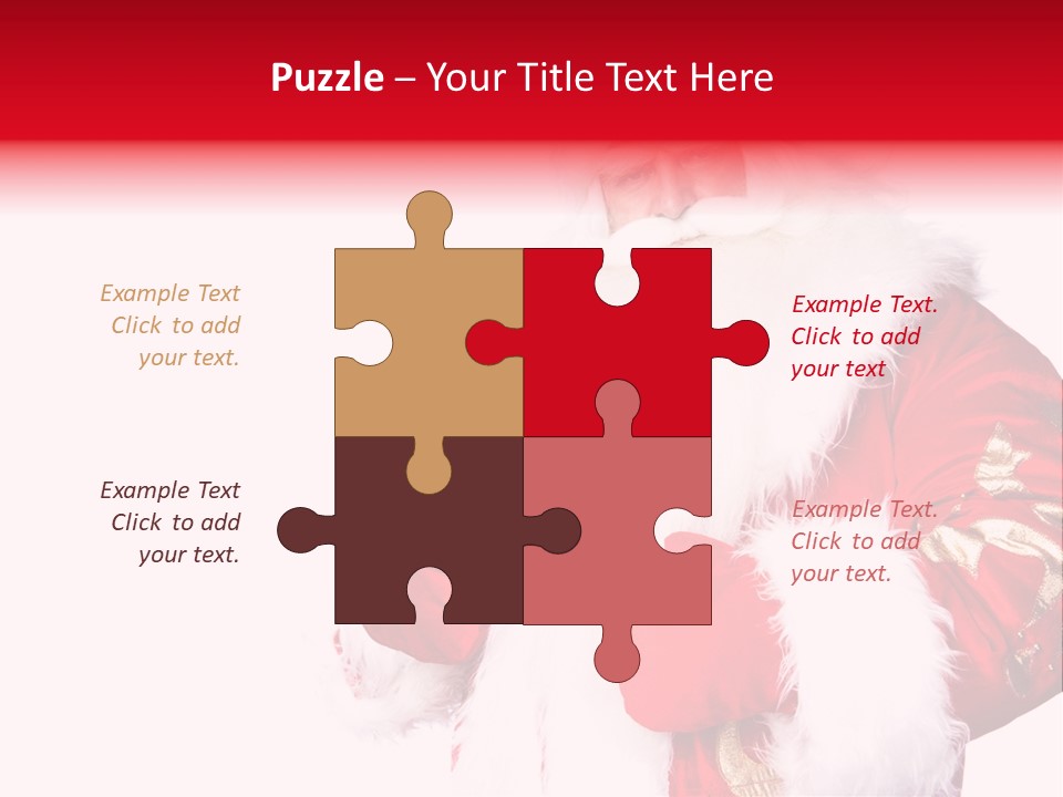 Wrinkled Claus Special PowerPoint Template