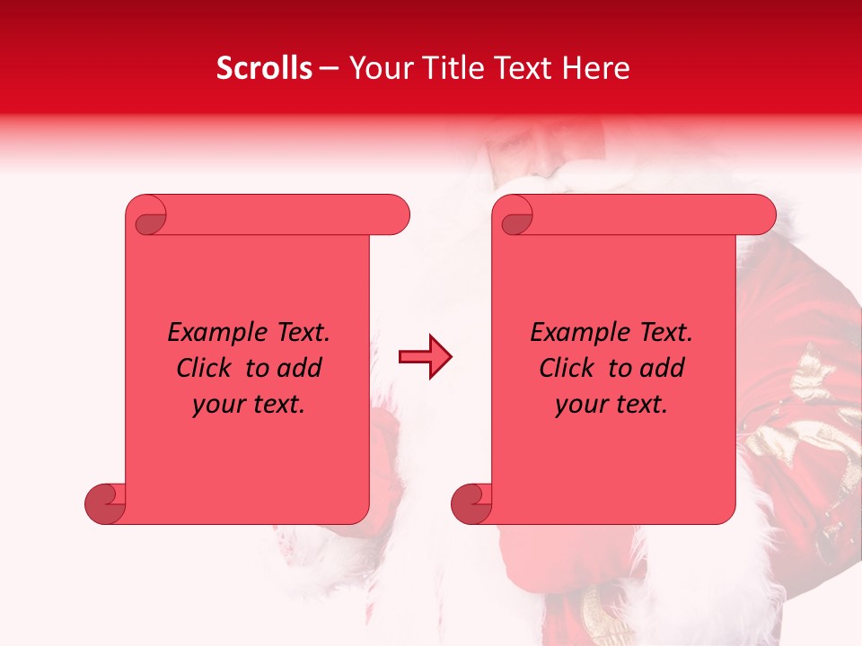 Wrinkled Claus Special PowerPoint Template