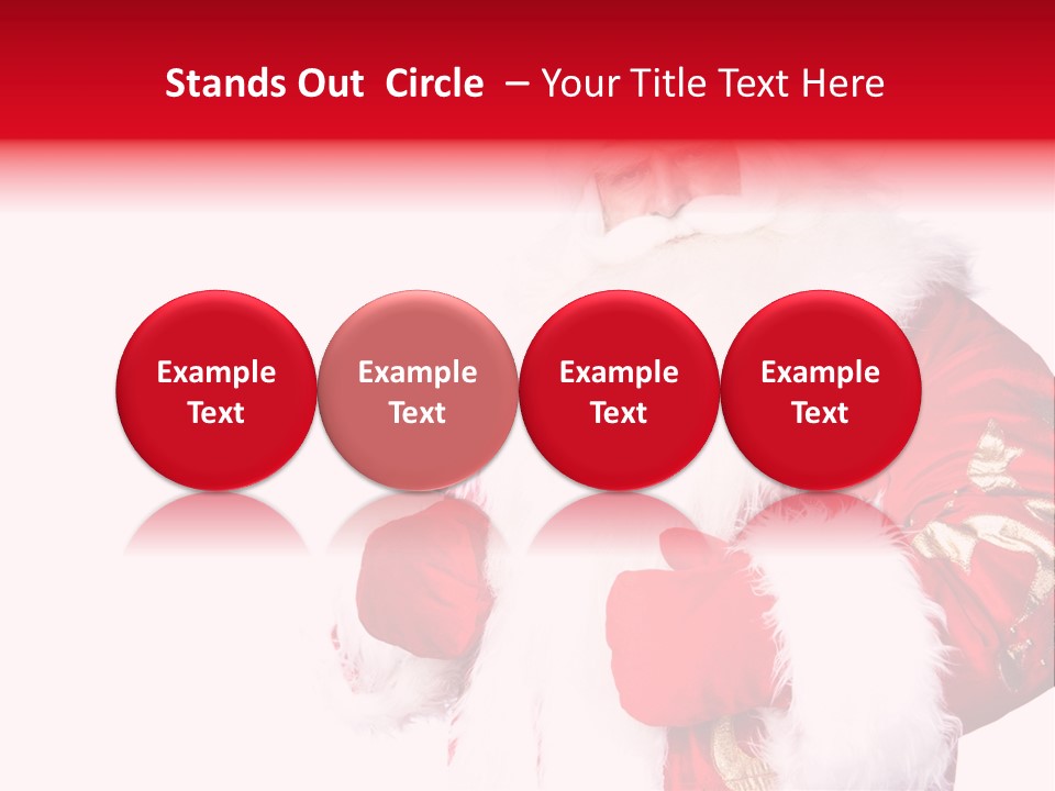 Wrinkled Claus Special PowerPoint Template