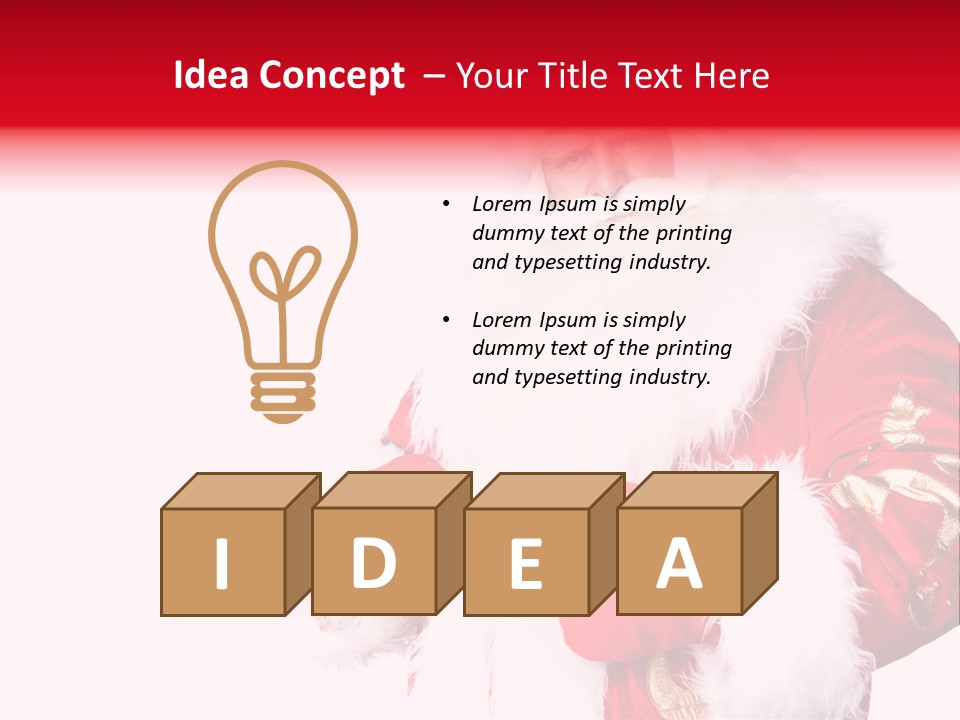 Wrinkled Claus Special PowerPoint Template