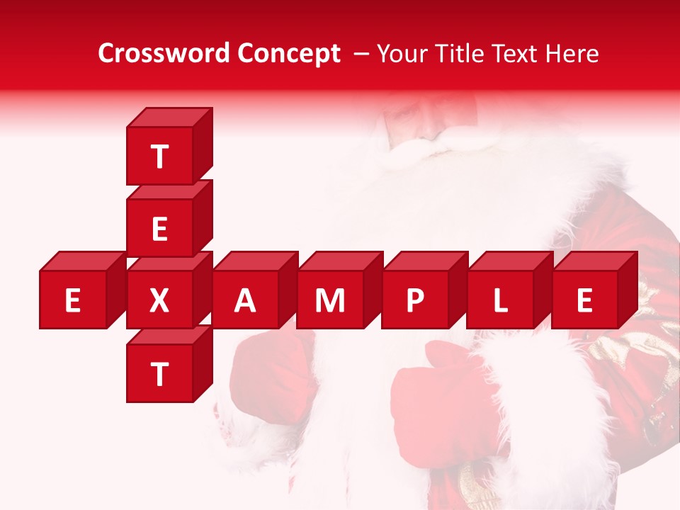 Wrinkled Claus Special PowerPoint Template