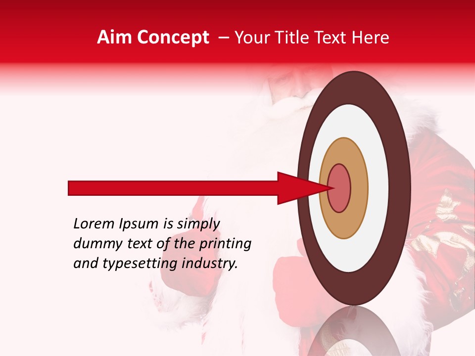 Wrinkled Claus Special PowerPoint Template