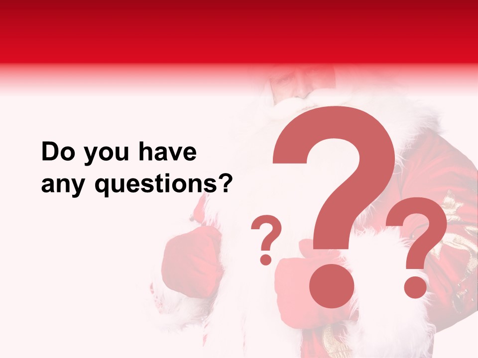 Wrinkled Claus Special PowerPoint Template