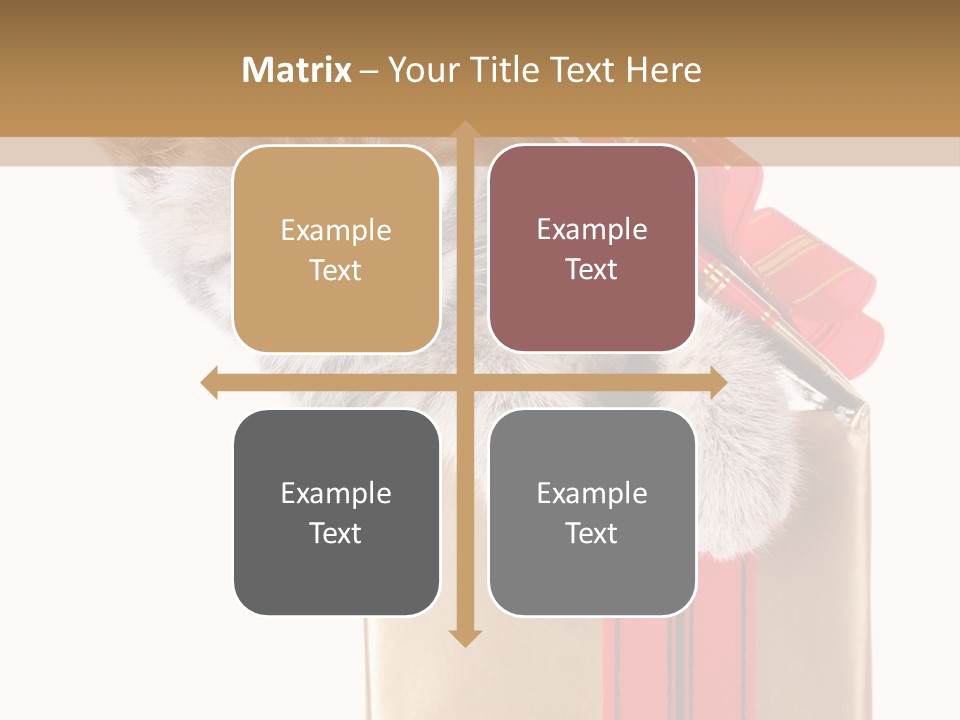 Holiday One Kitten PowerPoint Template