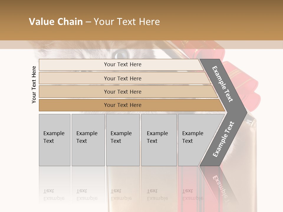 Holiday One Kitten PowerPoint Template