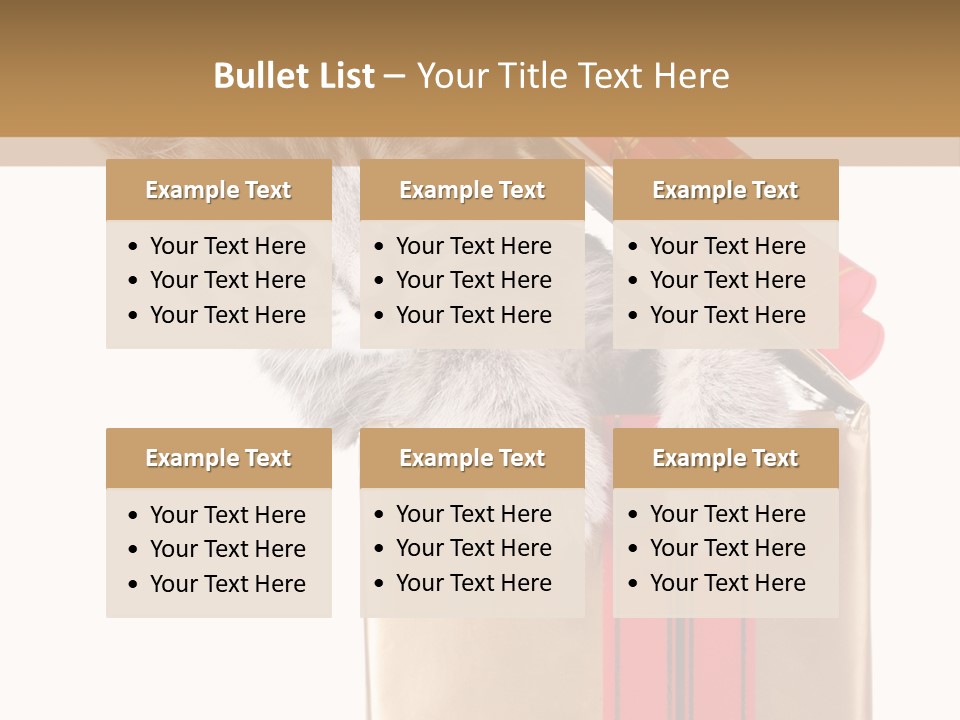 Holiday One Kitten PowerPoint Template