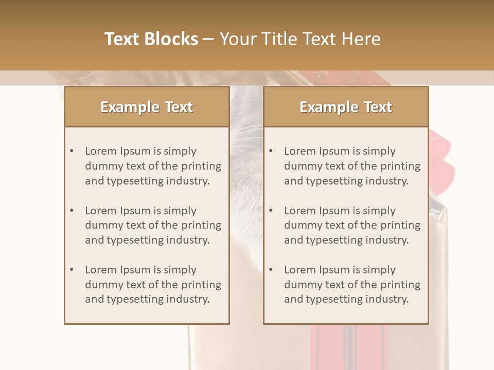 Holiday One Kitten PowerPoint Template