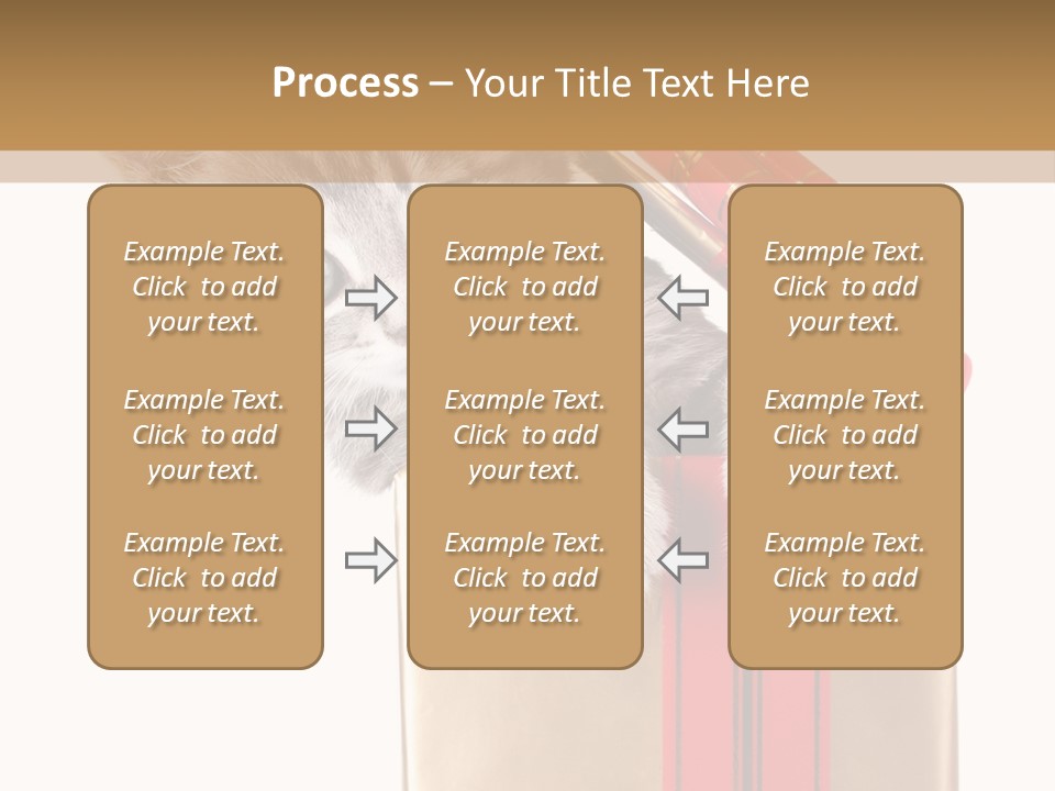 Holiday One Kitten PowerPoint Template
