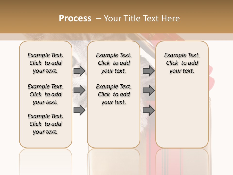 Holiday One Kitten PowerPoint Template
