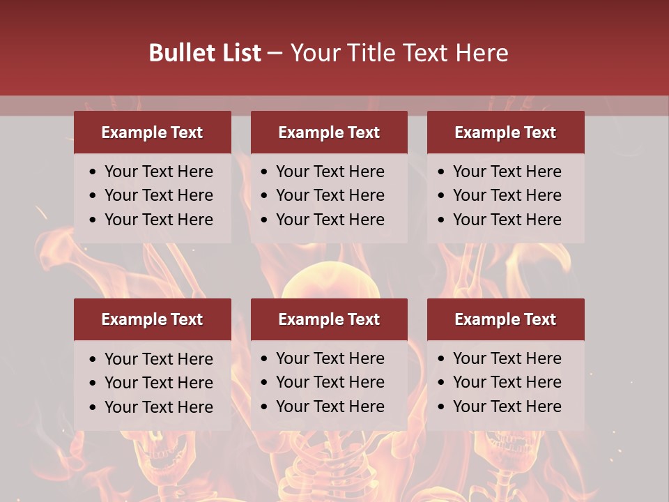 Hot Spooky Horror PowerPoint Template