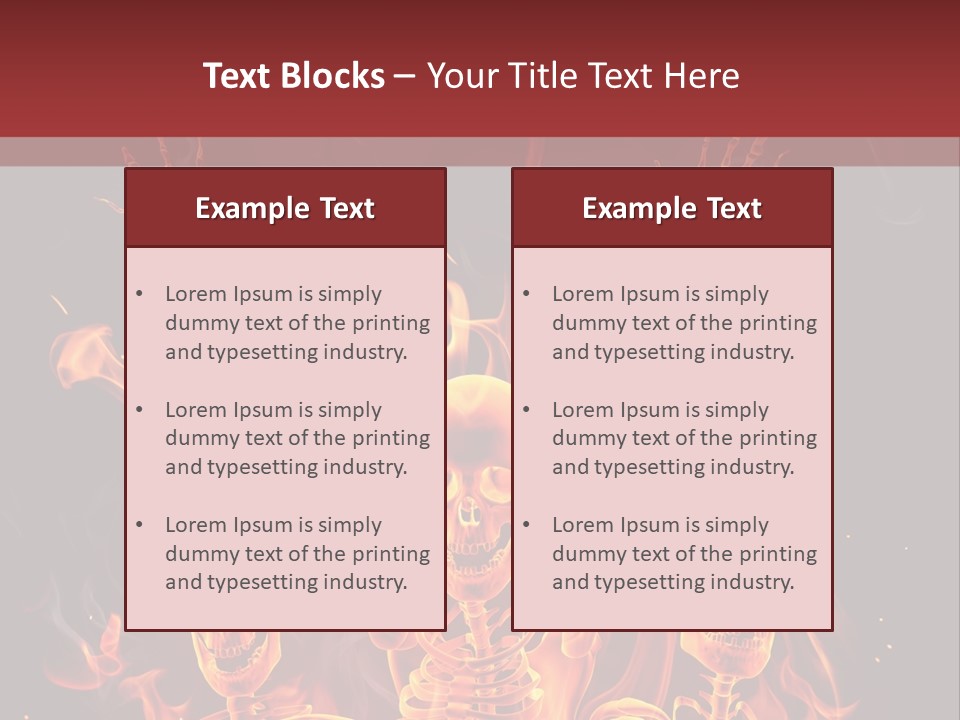 Hot Spooky Horror PowerPoint Template