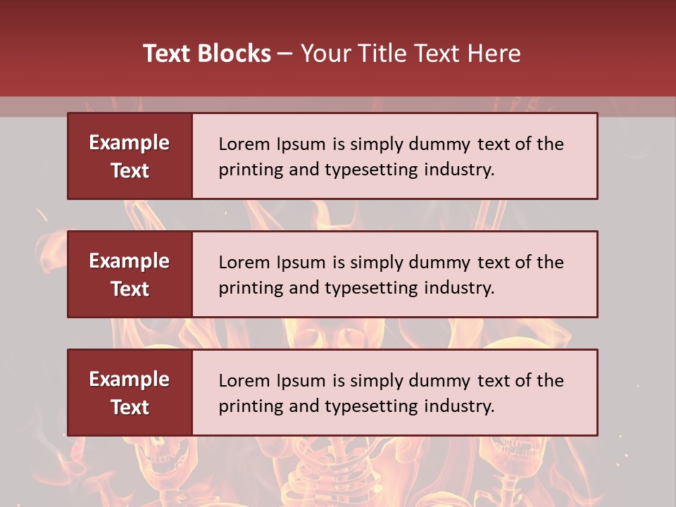 Hot Spooky Horror PowerPoint Template