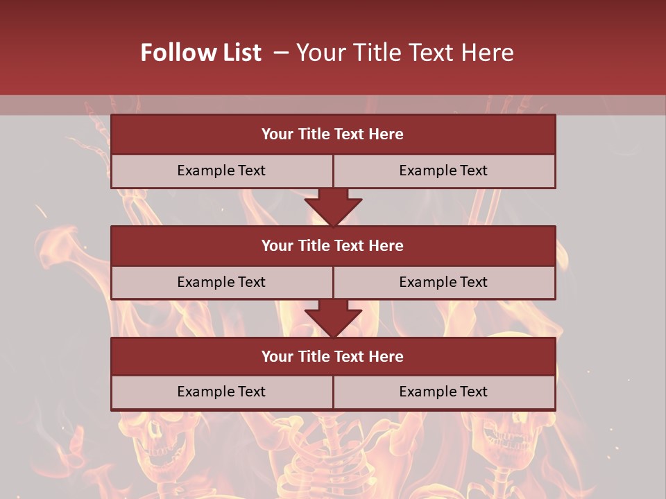 Hot Spooky Horror PowerPoint Template