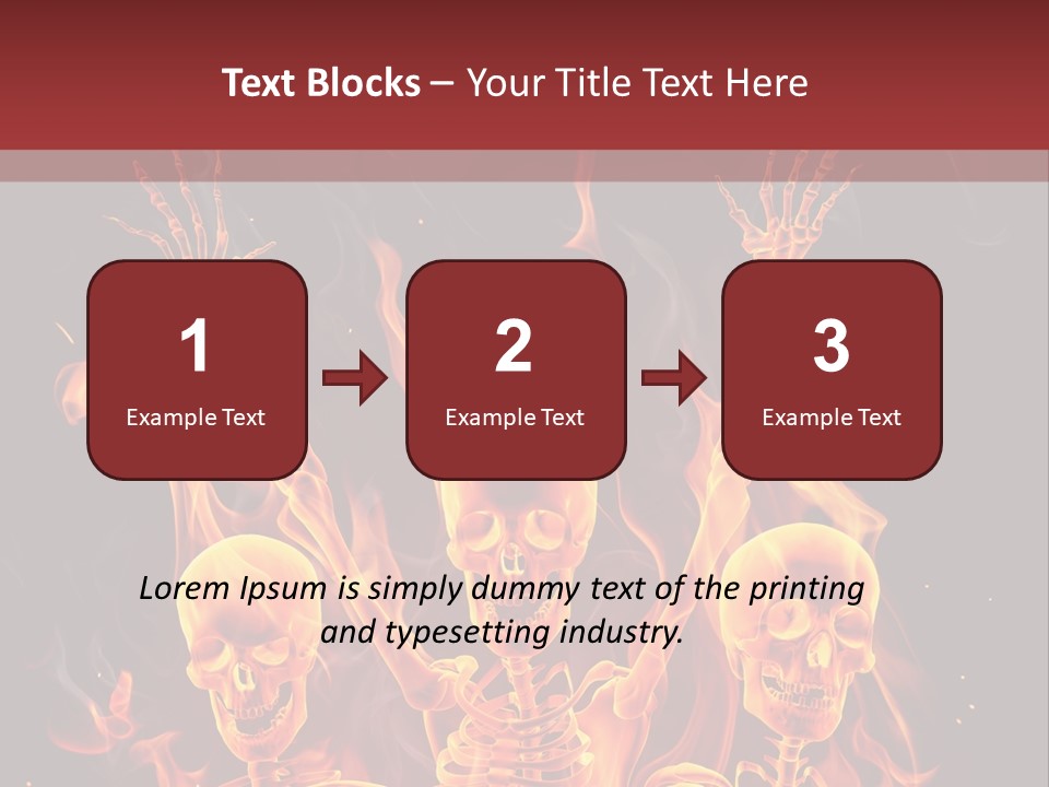 Hot Spooky Horror PowerPoint Template
