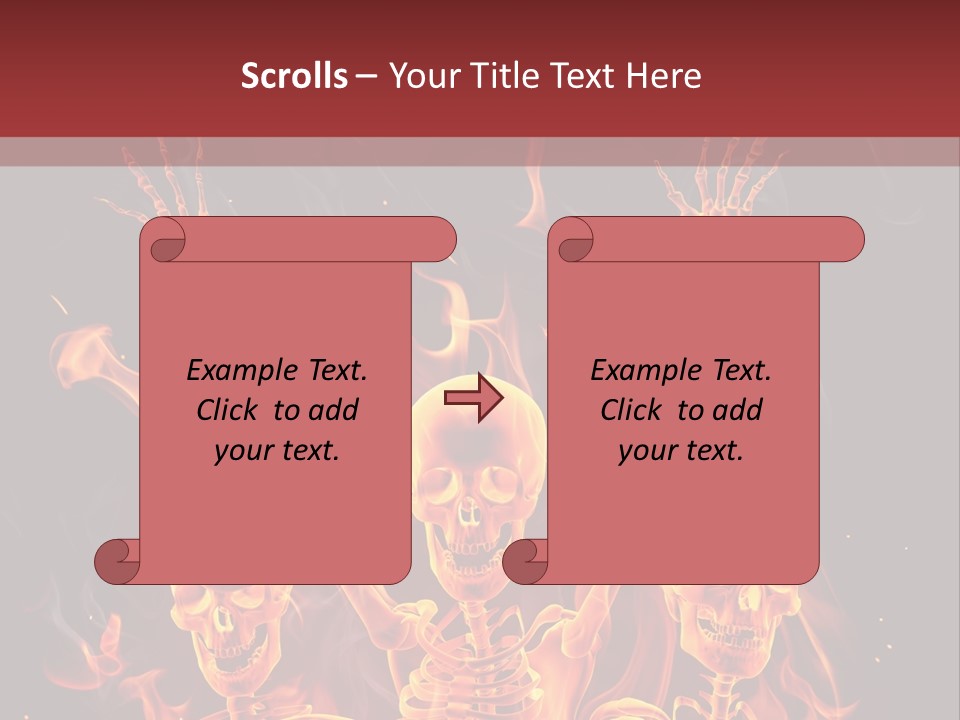 Hot Spooky Horror PowerPoint Template