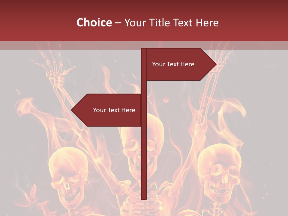 Hot Spooky Horror PowerPoint Template