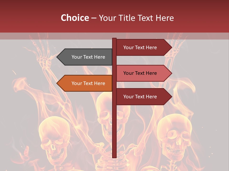 Hot Spooky Horror PowerPoint Template