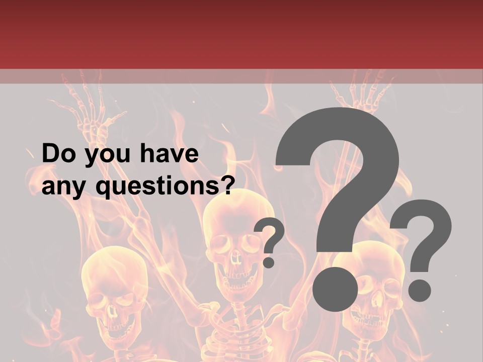 Hot Spooky Horror PowerPoint Template