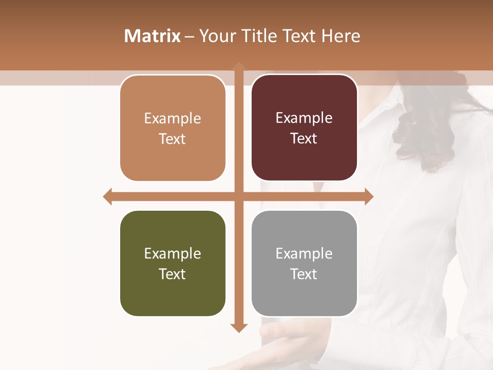 Announcement Signboard Hold PowerPoint Template