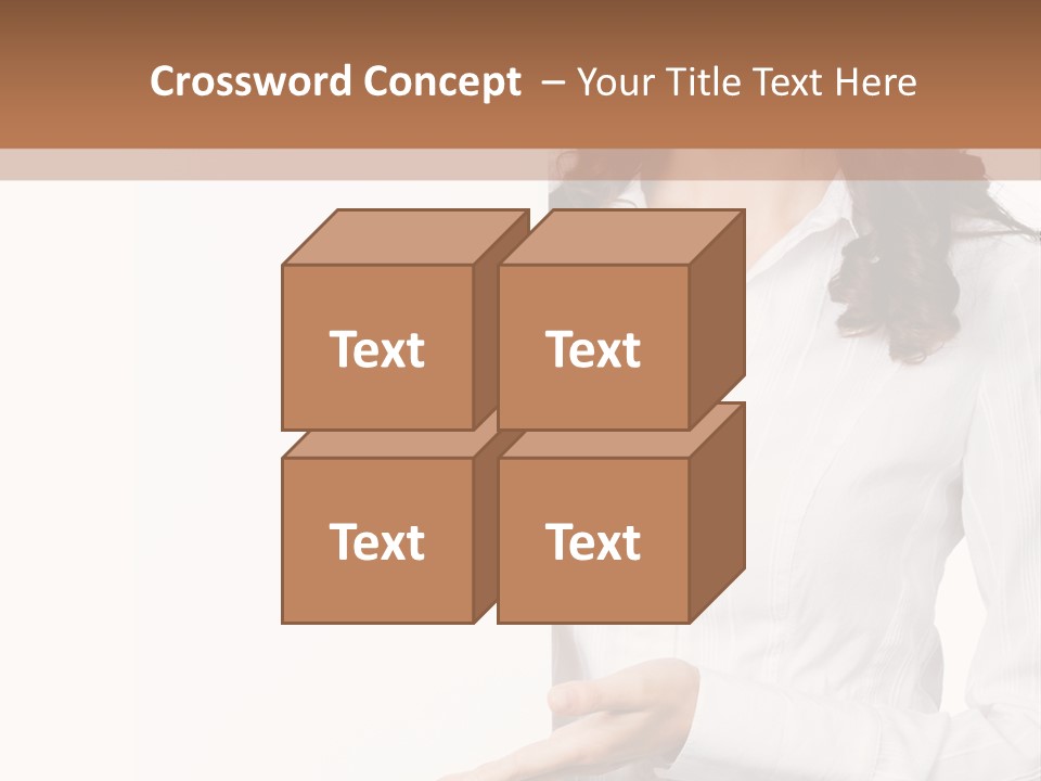 Announcement Signboard Hold PowerPoint Template
