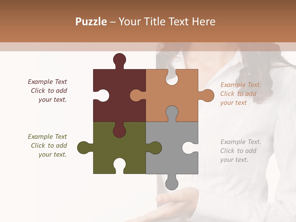 Announcement Signboard Hold PowerPoint Template