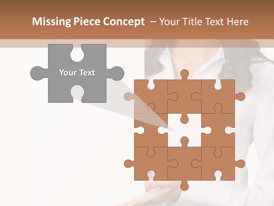 Announcement Signboard Hold PowerPoint Template