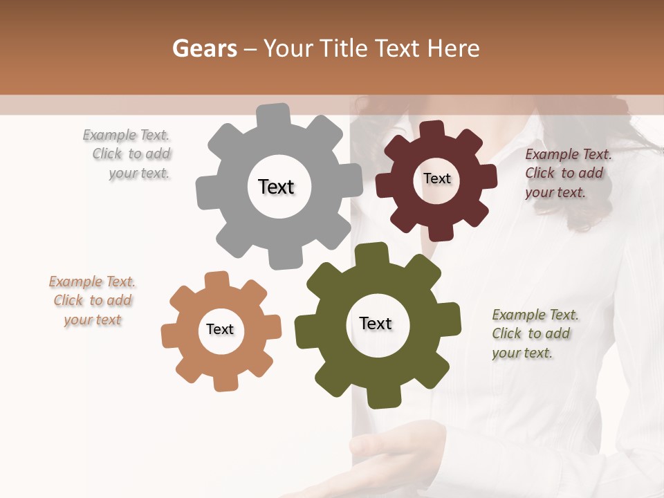 Announcement Signboard Hold PowerPoint Template