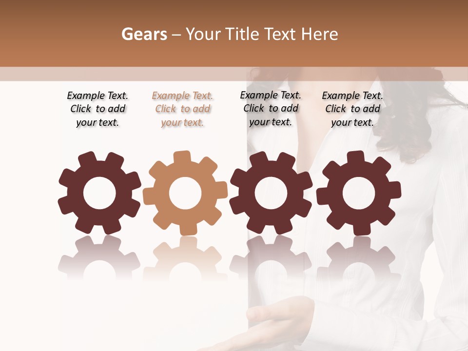 Announcement Signboard Hold PowerPoint Template